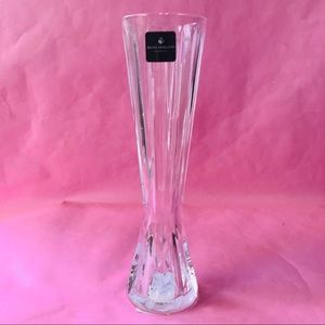 New vintage Royal Doulton crystal vase